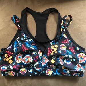 Cute floral sports bra XXL